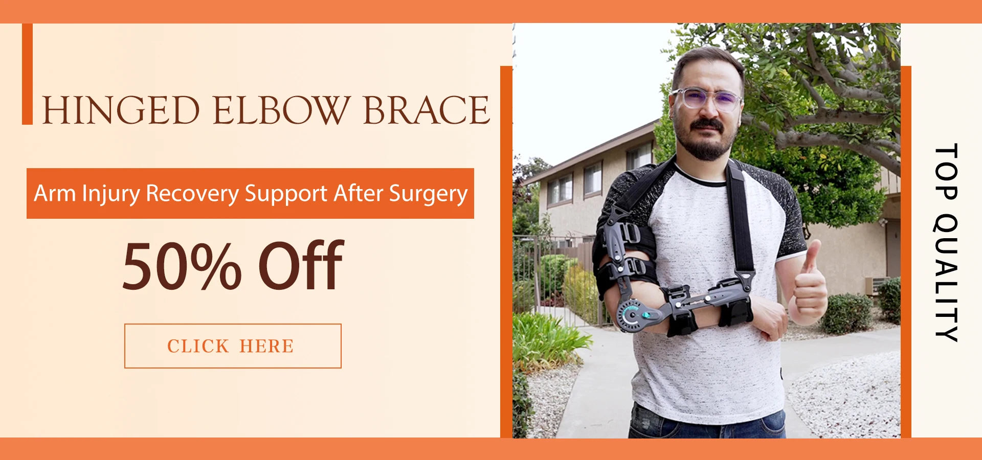Tutore per gomito ROM incernierato, stecca stabilizzatrice post-operatoria regolabile, supporto per il recupero delle infortuni del braccio Riabilitazione dell'immobilizzazione delle fratture