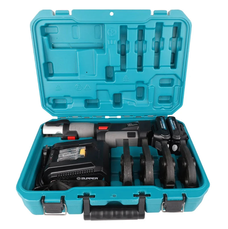 ZUPPER PZ-1930 Compact Battery Press Tool per la crimpatura di tubi multistrato Pex in rame idraulico Include ganasce Separate opzionali