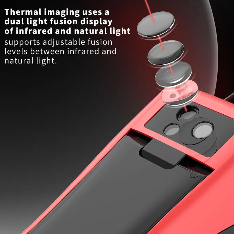 ZOYI R01 Multimetro per immagini termiche 2 in 1 Circuito T-RMS ad alta precisione da 25000 conteggi Rilevamento automobilistico Imaging termico a infrarossi