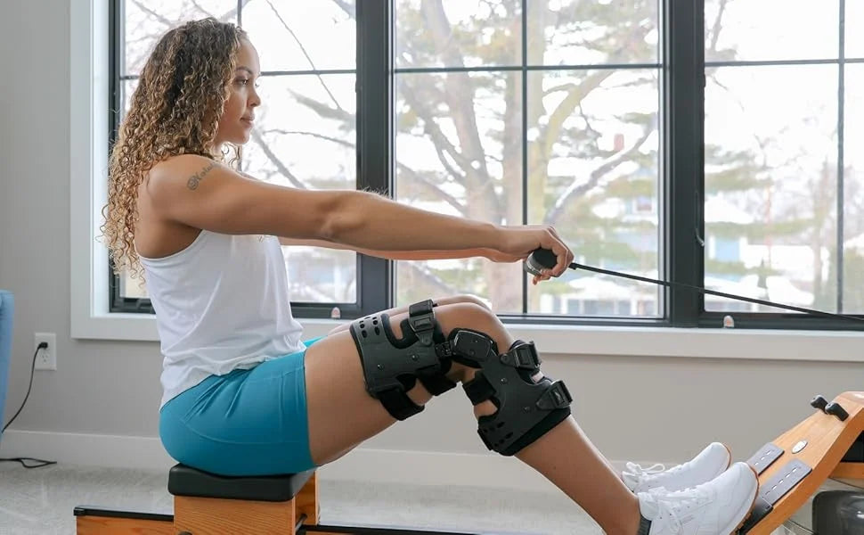 Ginocchiera per scarico OA per uomo donna, ACL, MCL, dolore per osteoartrite e artrite, ginocchiera incernierata per degenerazione delle articolazioni ossee