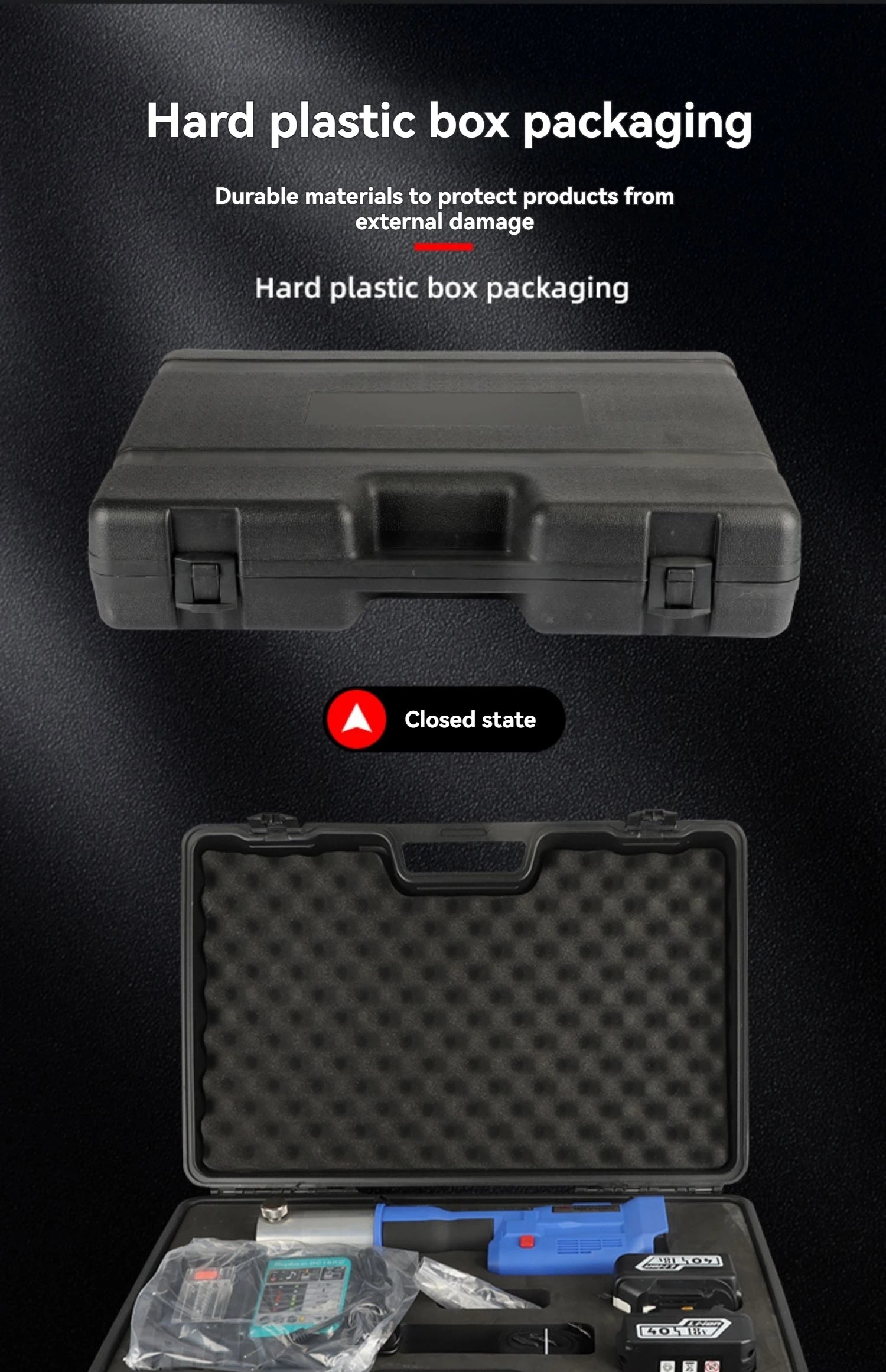 SZ-1532/1550 60KN Pinza per crimpare tubi elettrici Strumento per crimpare tubi dell'acqua Anello Compressione Ricarica Morsetto portatile