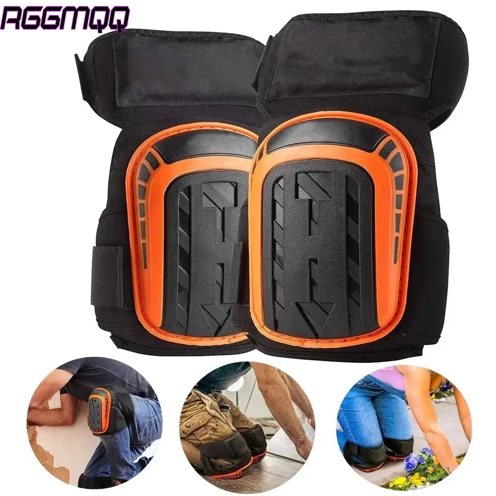 Ginocchiere da lavoro, Ginocchiere da costruzione per uomo, Ginocchiere in gel di schiuma antiscivolo comode e resistenti per pavimenti da giardinaggio