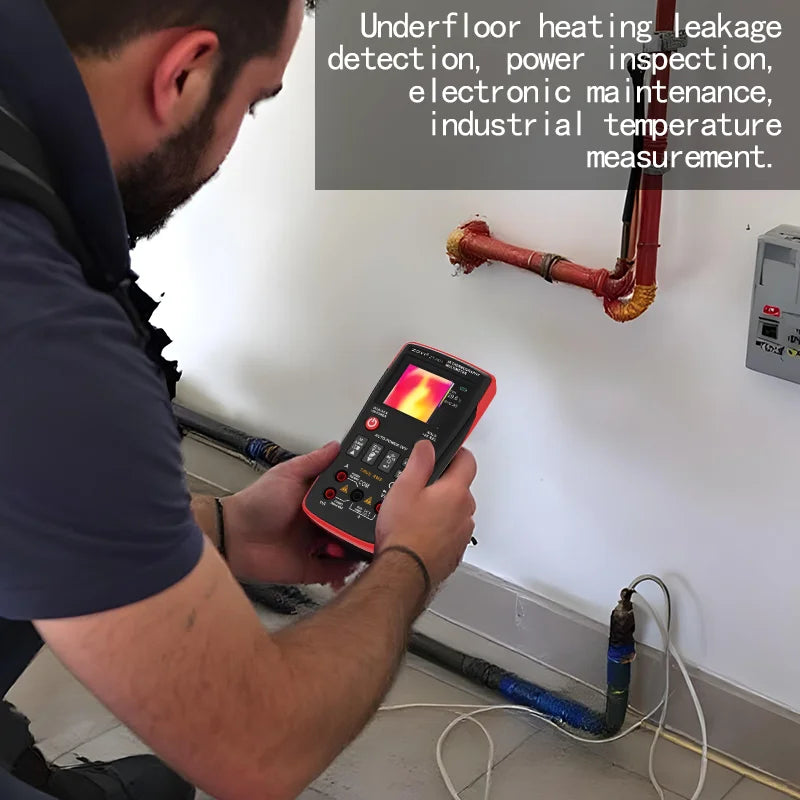 ZOYI R01 Multimetro per immagini termiche 2 in 1 Circuito T-RMS ad alta precisione da 25000 conteggi Rilevamento automobilistico Imaging termico a infrarossi