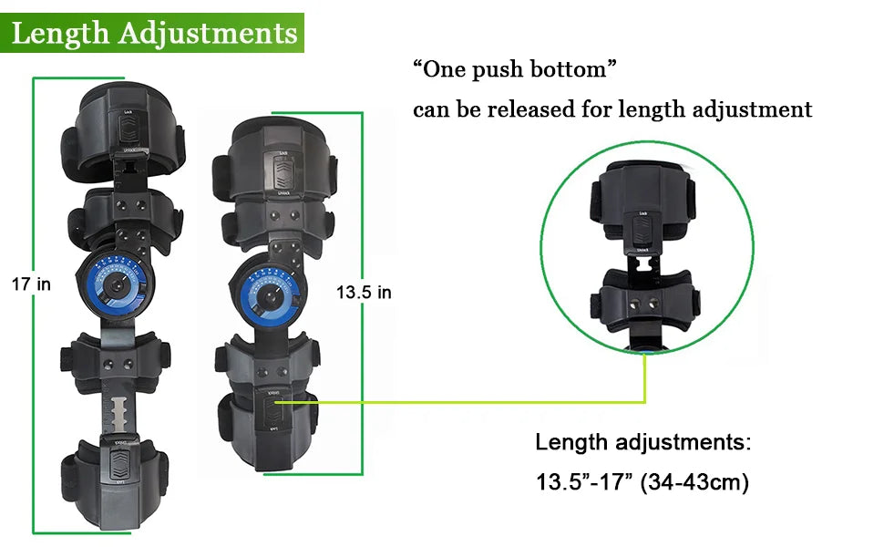 Tutore per gomito ROM incernierato, stecca stabilizzatrice post-operatoria regolabile, supporto per il recupero delle infortuni del braccio Riabilitazione dell'immobilizzazione delle fratture