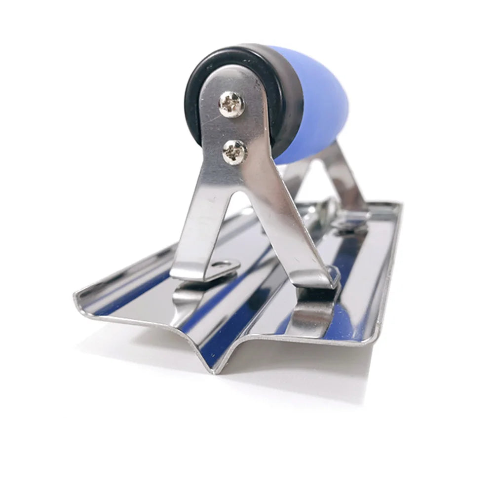 Cazzuola ad angolo interno/esterno in acciaio inossidabile Cazzuola con finitura liscia con manico ergonomico comfort TPR per strumenti per la pulizia delle pareti