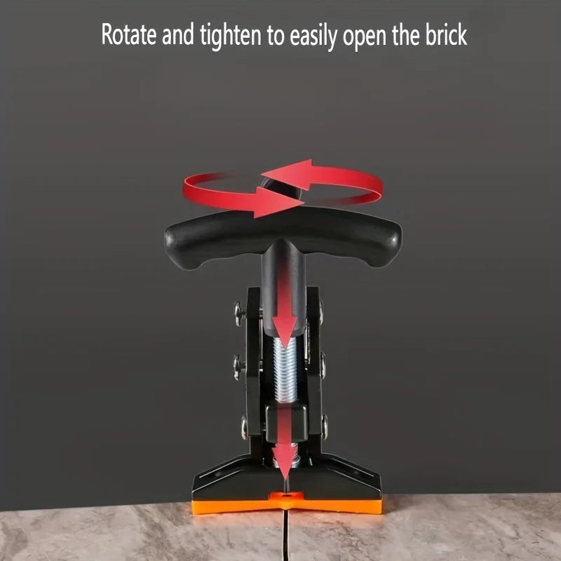 Pinza per rompere piastrelle per carichi pesanti Taglierina manuale per piastrelle Costruzione in alluminio Maniglie rivestite in gomma per progetti di ristrutturazione domestica