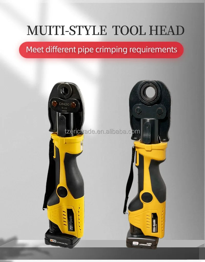 Idraulici a batteria Mascella industriale/fai da te TH/U 16 20 25 26 32mm Strumento di pressatura Pex multistrato Utensili elettrici HVAC alimentati a batteria