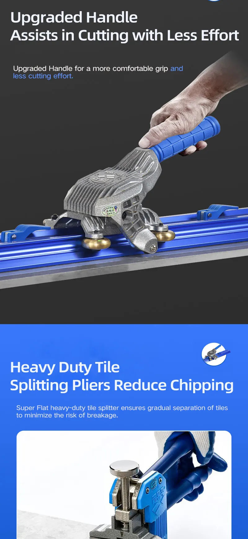 2025 ad alta precisione 2000/3000mm Rock Plate Track Knife piastrelle per pavimenti taglio speciale coltello manuale nuova macchina da taglio taglia piastrelle taglierino professionale fai da te utensili