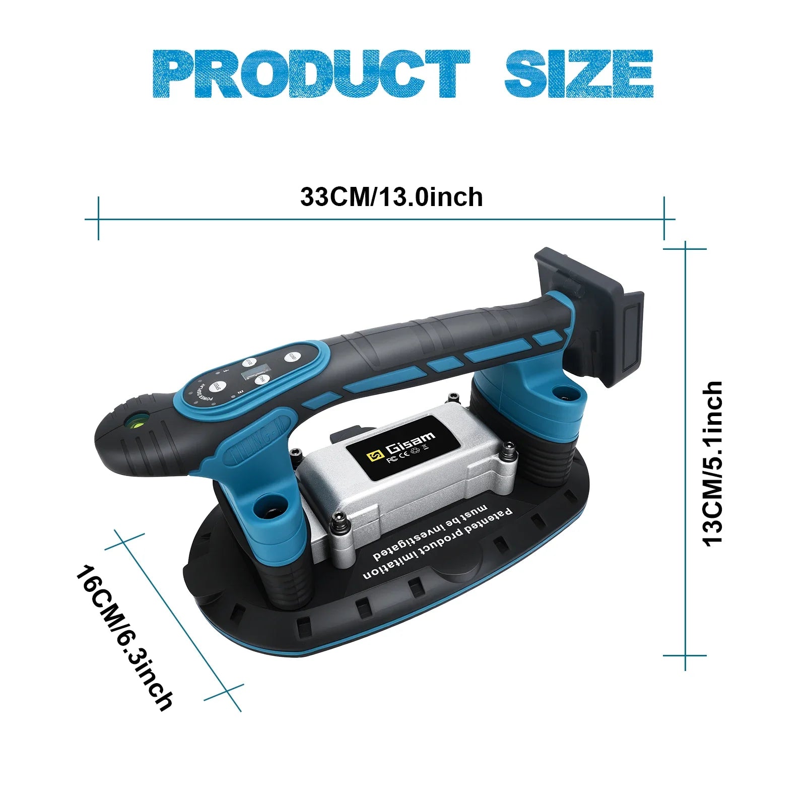 Gisha 9 velocità macchina per la posa di piastrelle 500KG livellatrice a vibrazione per piastrelle utensile elettrico per piastrelle a batteria per perni batteria Makita 18V