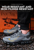 Pulsante rotante Nuove scarpe antinfortunistiche da uomo Scarpe da lavoro anti-smash anti-puntura Scarpe sportive da uomo di moda Stivali protettivi di sicurezza da uomo