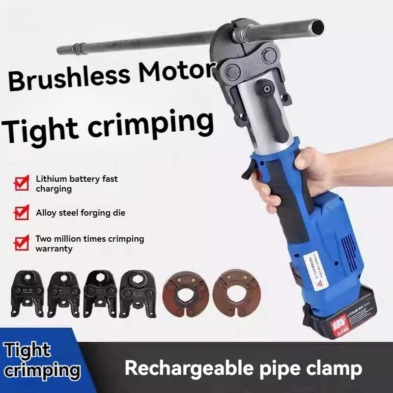 SZ-1532/1550 60KN Pinza per crimpare tubi elettrici Strumento per crimpare tubi dell'acqua Anello Compressione Ricarica Morsetto portatile