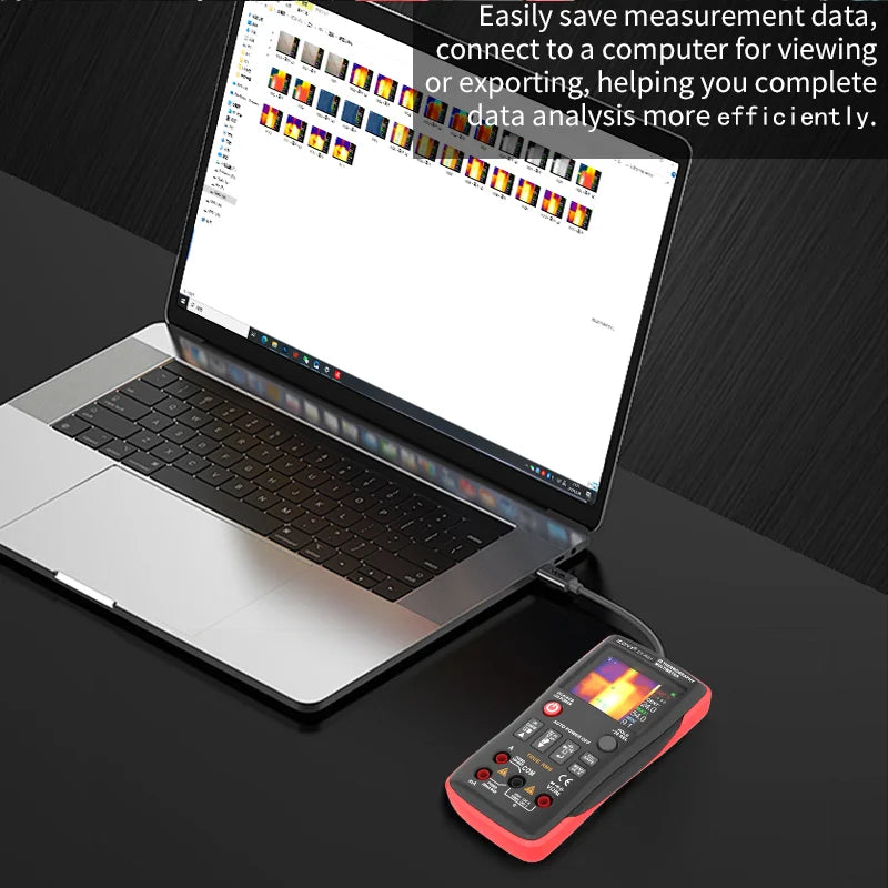 ZOYI R01 Multimetro per immagini termiche 2 in 1 Circuito T-RMS ad alta precisione da 25000 conteggi Rilevamento automobilistico Imaging termico a infrarossi