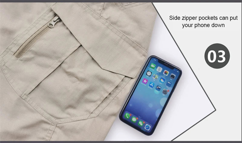 Pantaloni cargo tattici da uomo Pantaloni mimetici militari da combattimento SWAT impermeabili da esterno Pantaloni da lavoro maschili multitasche casual