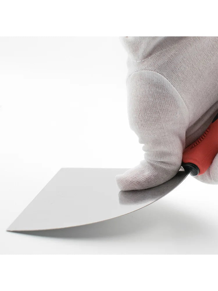 Coltello per mastice, pala, coltello per pulizia Leta da 5 pollici con manico in plastica