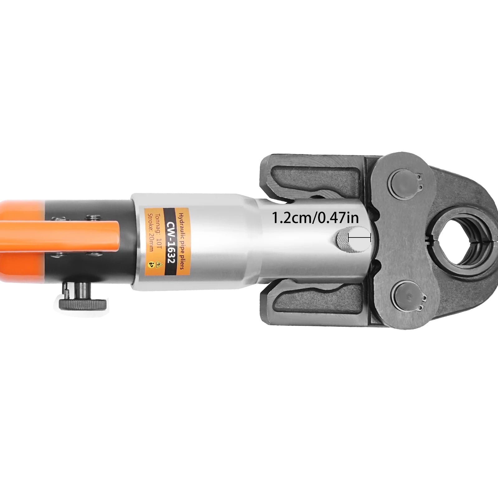 Raccordi per tubi idraulici in rame Pinze per crimpare tubi CW-1632 PEX -V /-M (5 matrici -12, 15, 18, 22, 28) -TH