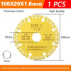 Lama per sega diamantata Set di dischi da taglio in acciaio inossidabile per tondo per brasatura in metallo Set di dischi da taglio per smerigliatrice angolare da 125/180/300/400mm