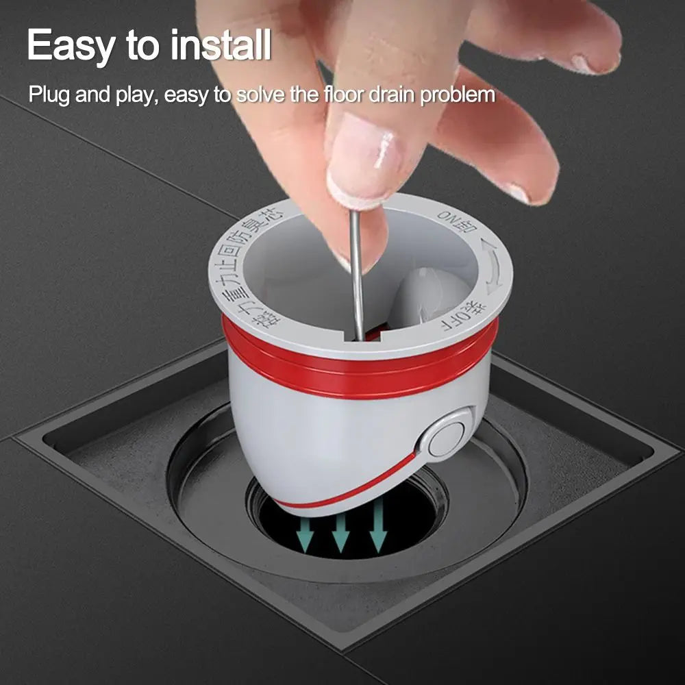 1 pz Anti odore a prova di pavimento scarico nucleo lavello valvola unidirezionale valvola di scarico a pavimento scarico a pavimento filtro di scarico dell'acqua tappo del filtro della doccia