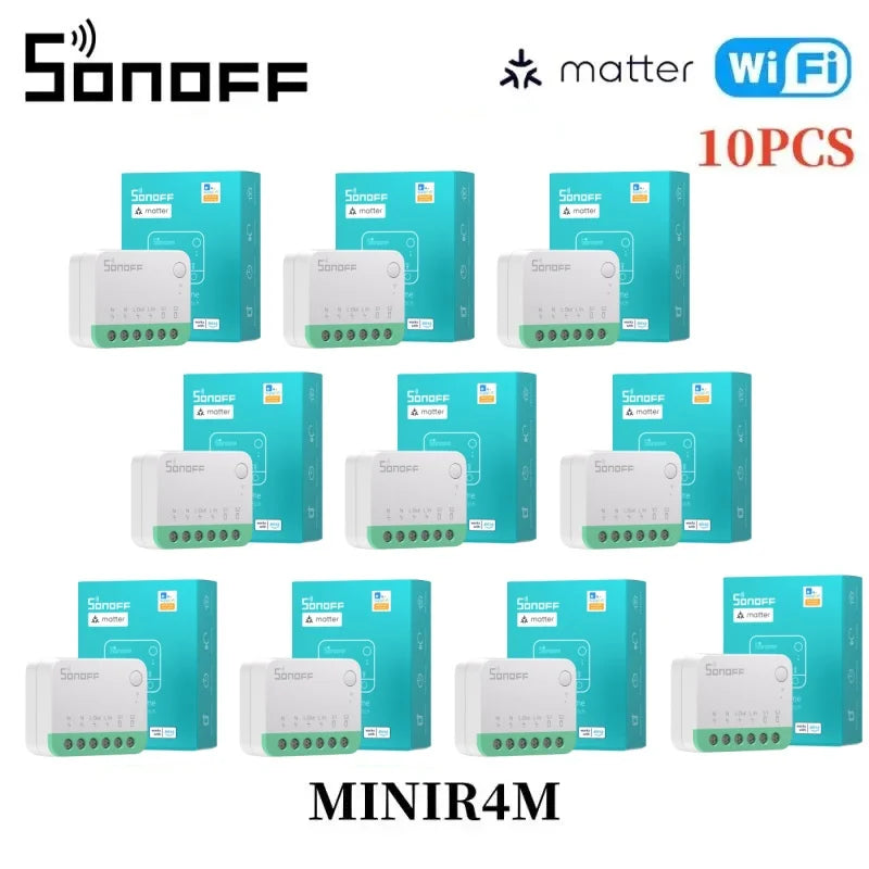 SONOFF MINI R4 Matter MINIR4M Matter Relè Sonoff Mini R4 Extreme Wifi Smart Switch Matter con Alexa Google Home Homekit