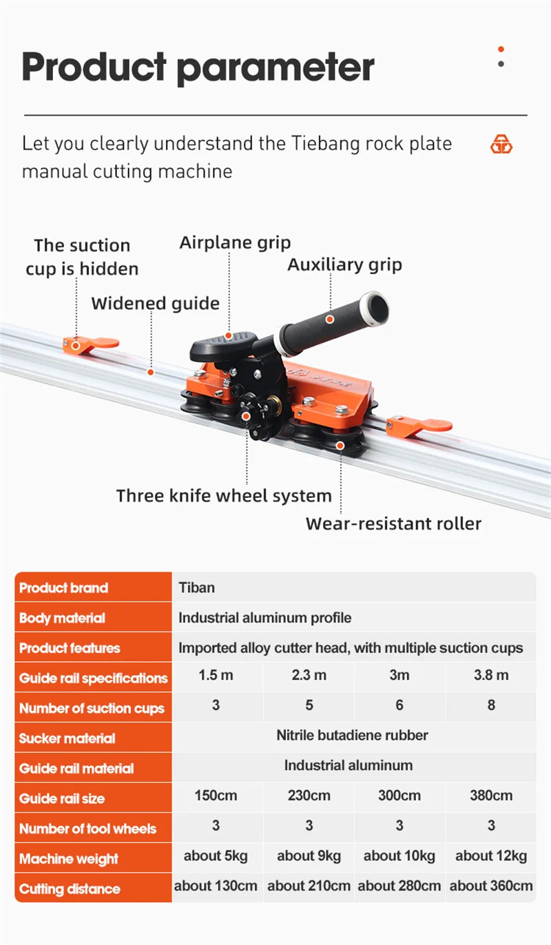 2025 Aggiornamento Nuova tagliatrice manuale per piastrelle Lastra di roccia ad alta precisione Lastra di piastrelle di grandi dimensioni Artefatto da taglio con coltello a spinta