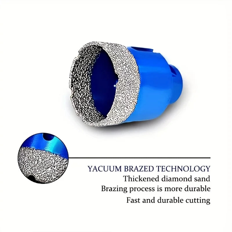 10/5/2/1PCS Set di punte per carotaggio diamantato a secco 6-125mm Sega a tazza diamantata per piastrelle in porcellana Marmo ceramico Granito Strumenti di perforazione