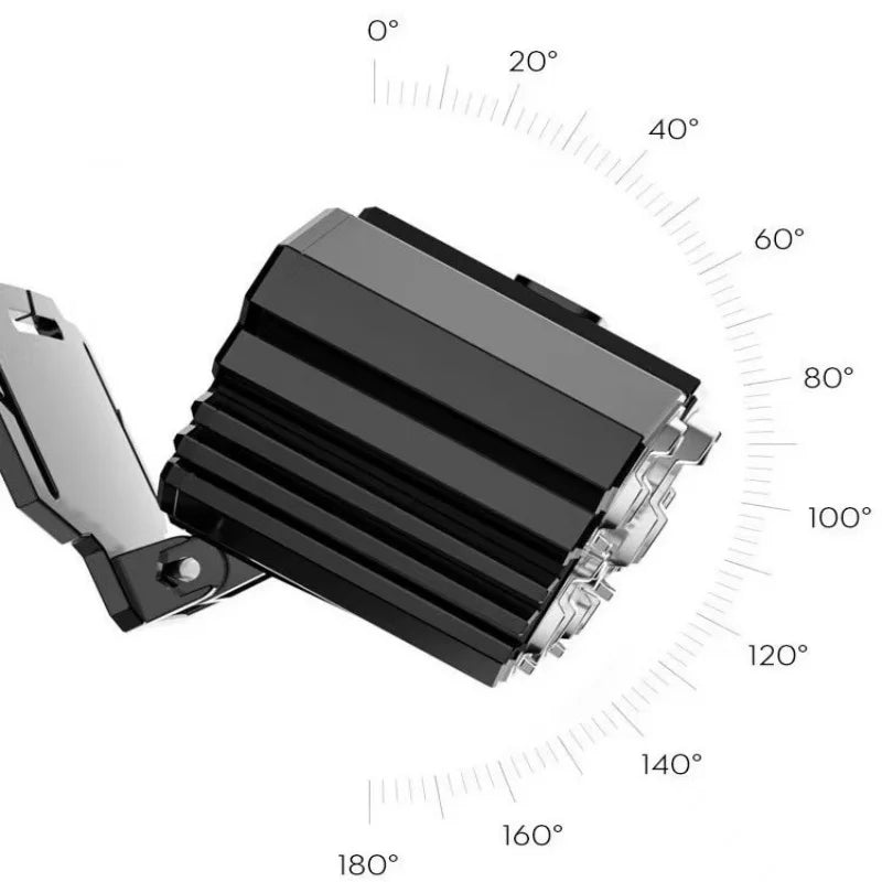 Faro a 5 LED ad alta potenza Batteria incorporata Torcia ricaricabile USB ultra luminosa montata sulla testa per illuminazione da campeggio esterna
