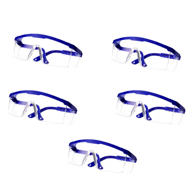 Occhiali chimici Occhiali di sicurezza per visione ampia Aste regolabili Occhiali da laboratorio Occhiali da laboratorio Accessori di protezione di sicurezza