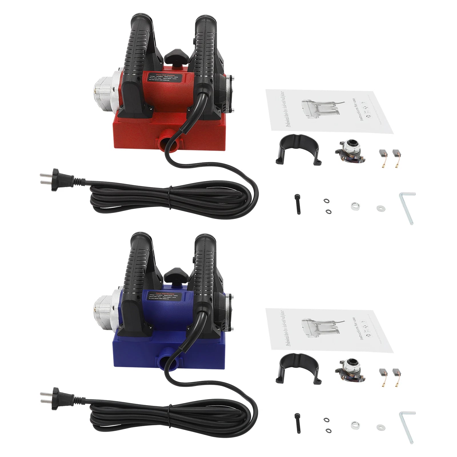 Piallatrice elettrica da parete 1300 W Pialla a mano Pialla a pala da parete con cavo e custodia per il trasporto per la rimozione del mastice di vernice