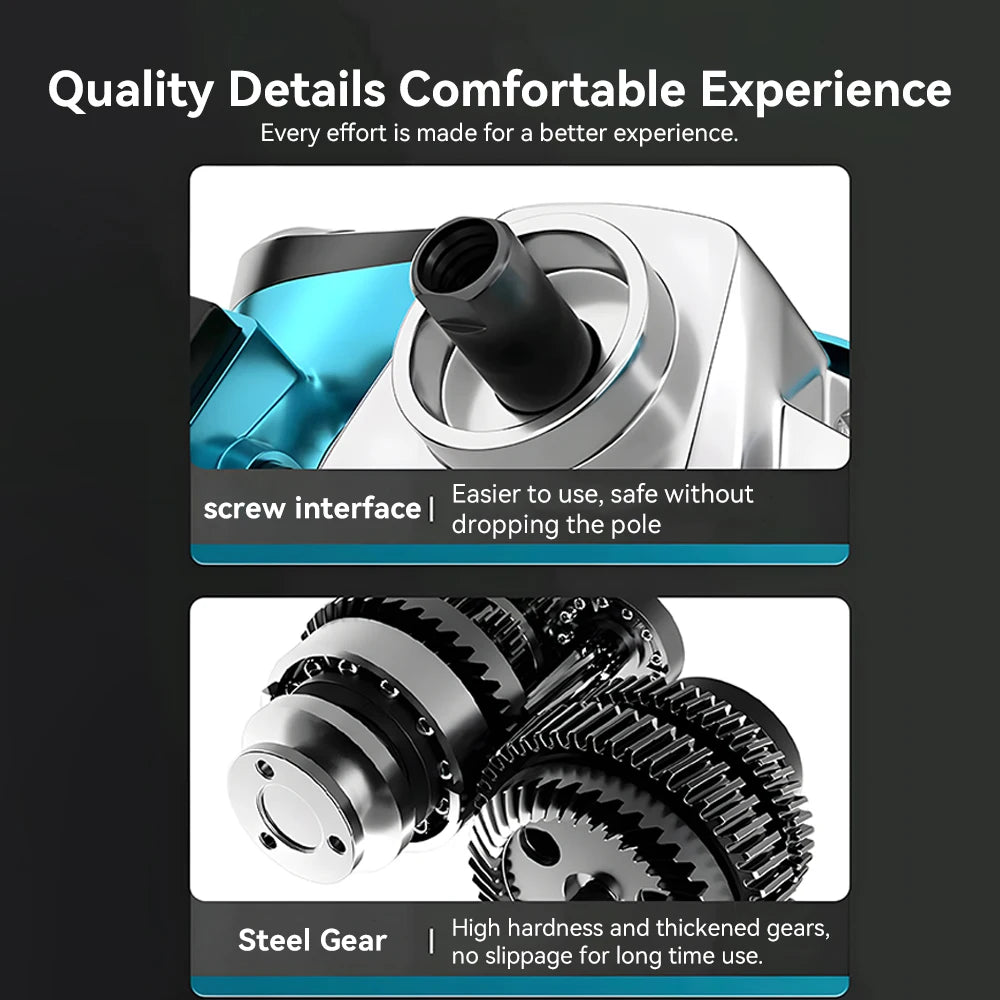 Podofo 3100W Miscelatore piccolo per vernice e rivestimento Stucco ad alta potenza in polvere Regolazione della velocità Miscelatore elettrico manuale per cemento a 6 velocità