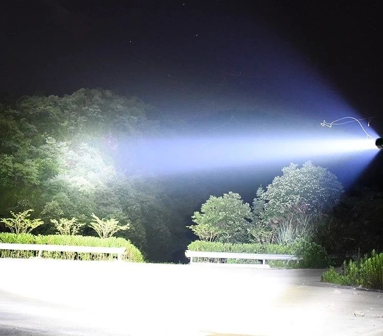 1000000 LM Lampada frontale più potente 18650 Torcia frontale ricaricabile ad alta potenza LED Torcia frontale da pesca Lanterna frontale professionale