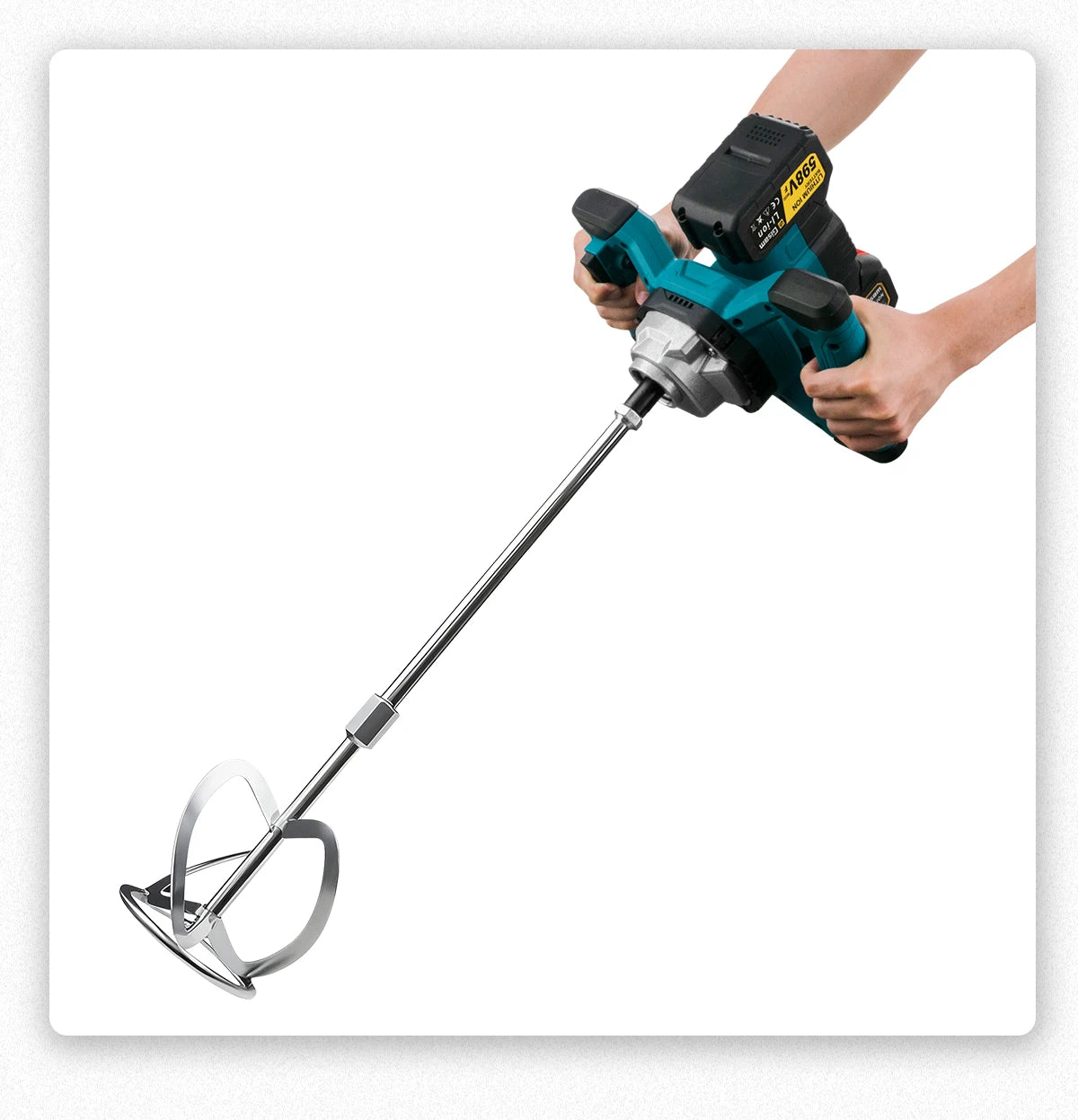 Gisha 6Gears Cordless Elettrico Betoniera Brushless Malta di Cemento Gesso Mixer Frullatore Miscelatore Vernice Per makita 18v batteria pin