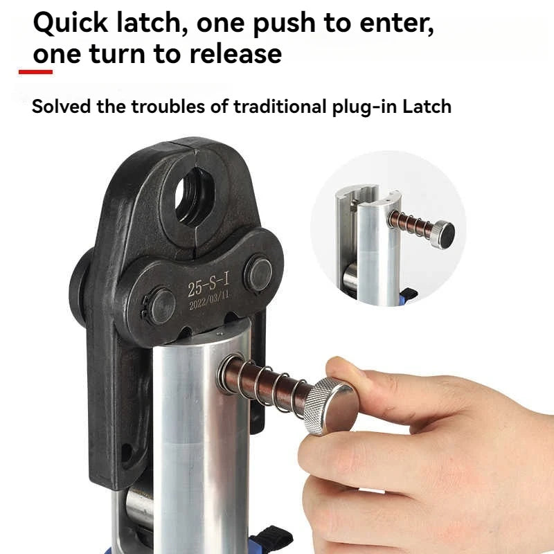 SZ-1532/1550 60KN Pinza per crimpare tubi elettrici Strumento per crimpare tubi dell'acqua Anello Compressione Ricarica Morsetto portatile