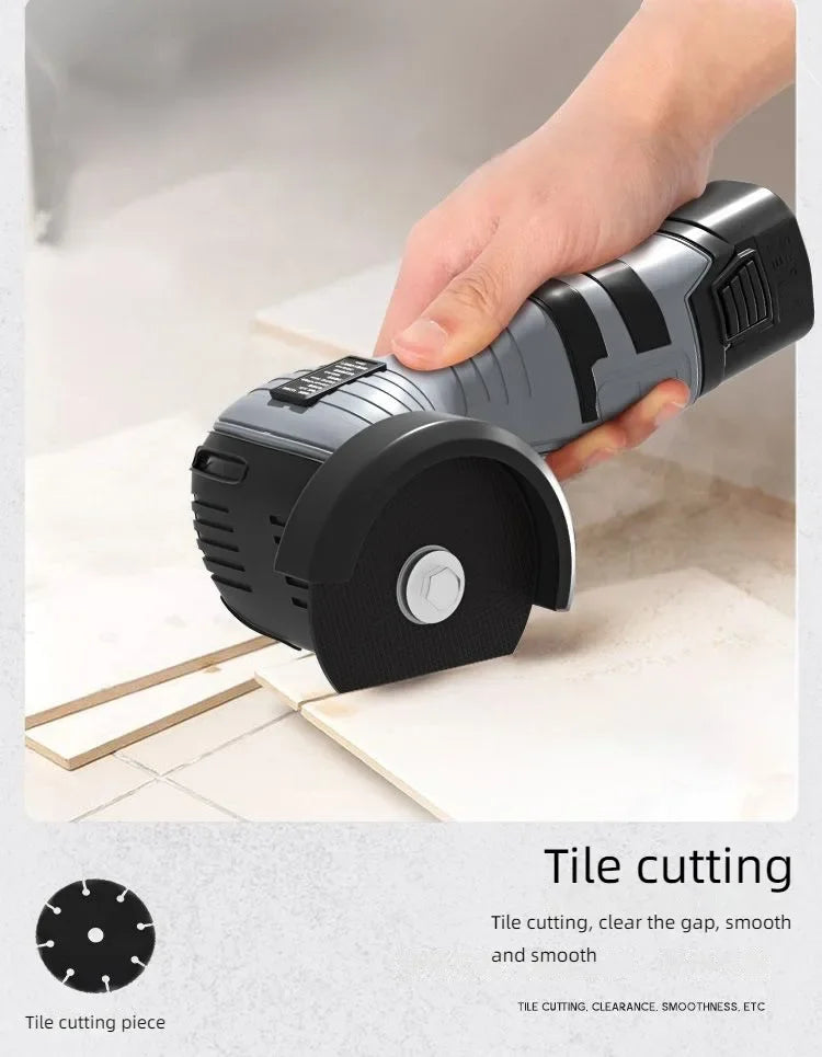 Smerigliatrice angolare elettrica a batteria da 16,8 V Batteria al litio da 9000 giri/min Mini lucidatrice Smerigliatrice diamantata per taglio