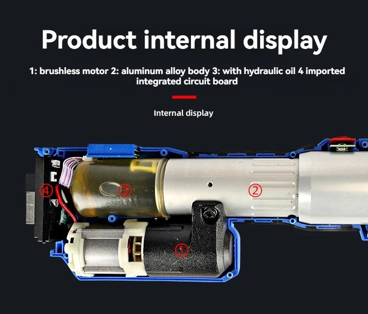 SZ-1532/1550 60KN Pinza per crimpare tubi elettrici Strumento per crimpare tubi dell'acqua Anello Compressione Ricarica Morsetto portatile