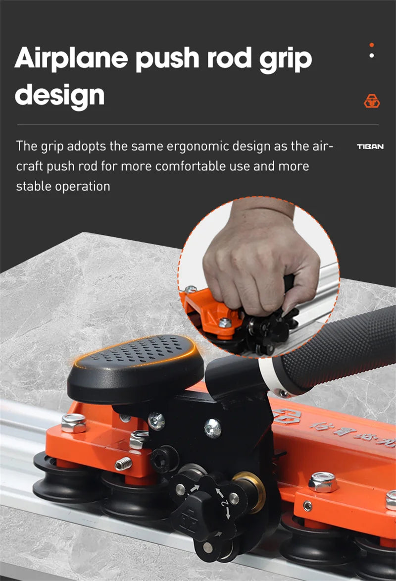 2025 Aggiornamento Nuova tagliatrice manuale per piastrelle Lastra di roccia ad alta precisione Lastra di piastrelle di grandi dimensioni Artefatto da taglio con coltello a spinta