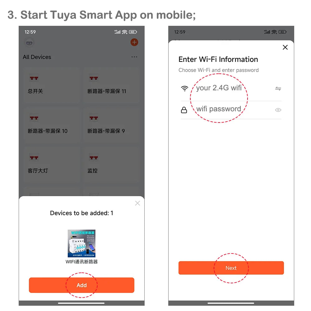 Tuay Smart life WiFi DC Smart Circuit Breaker 12V 24V 48Voverload protezione da cortocircuito con Alexa google home per Smart Home