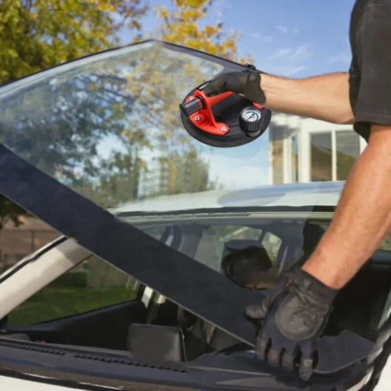 Sollevatore per piastrelle con ventosa sottovuoto HERZO da 200 mm per carichi pesanti per piastrelle di vetro di grandi dimensioni