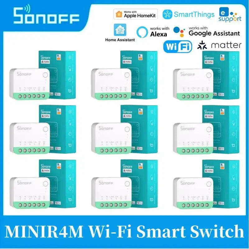 SONOFF MINI R4 Matter MINIR4M Matter Relè Sonoff Mini R4 Extreme Wifi Smart Switch Matter con Alexa Google Home Homekit