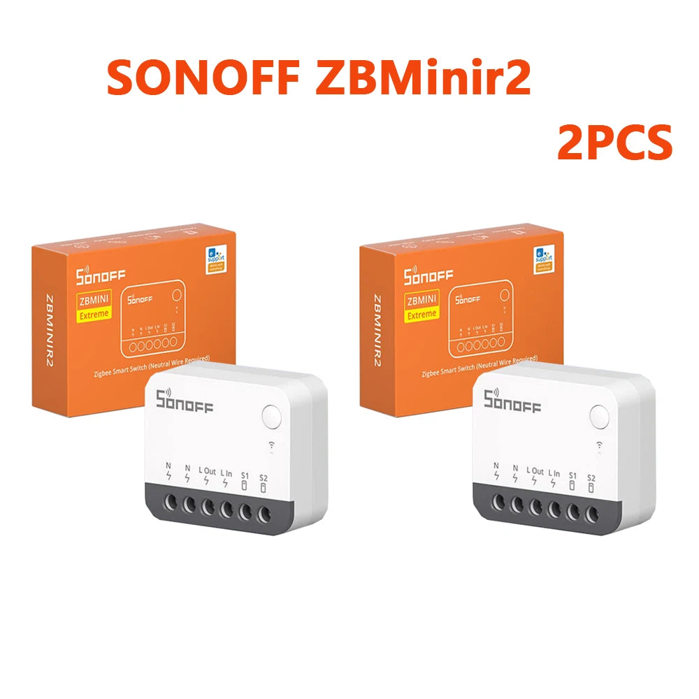 SONOFF ZBMinir2 Zigbee Mini Smart Switch Cavo neutro richiesto eWelink Interruptor intelligenti Zigbee Switch Modulo Smart Home
