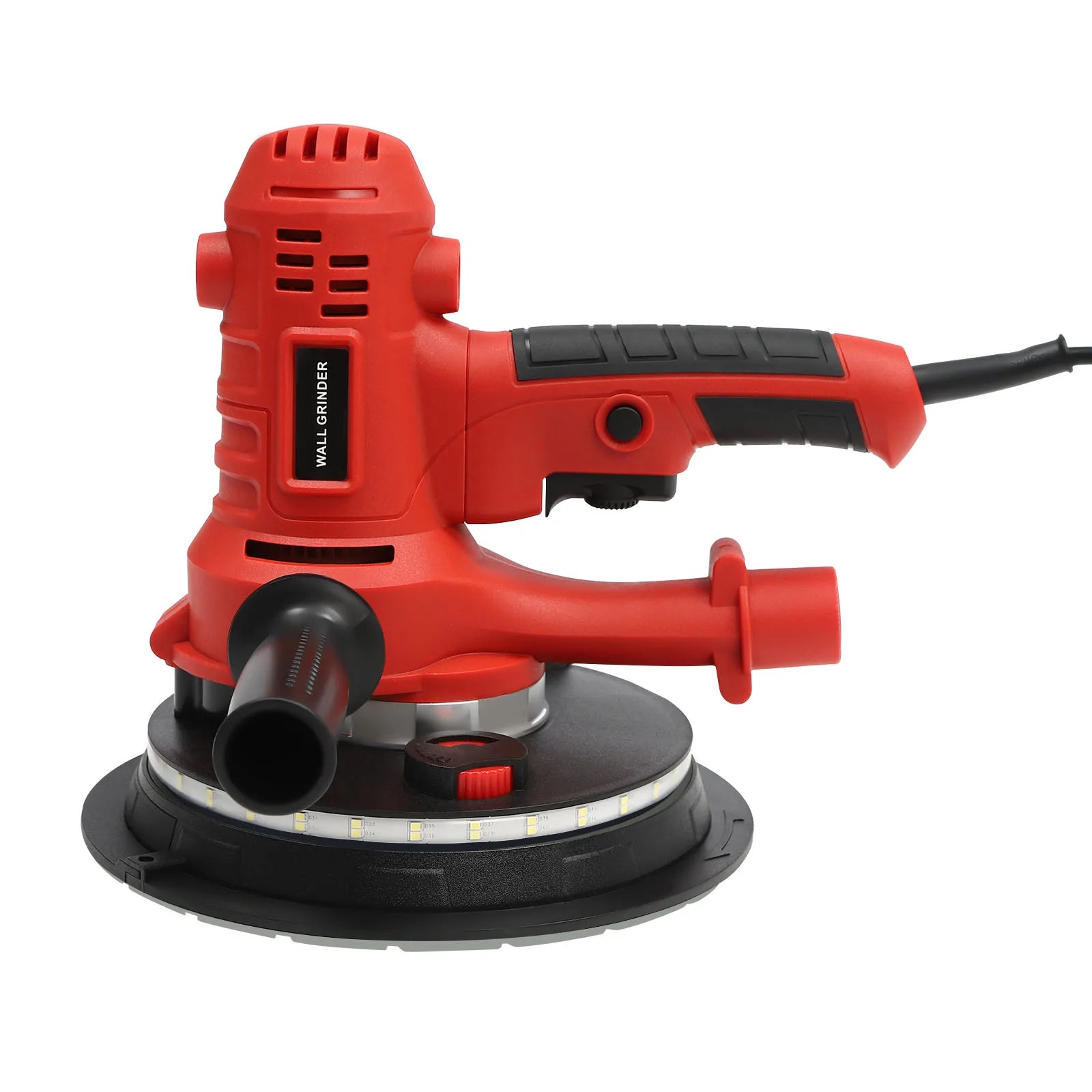 Levigatrice orbitale da 1200 W con velocità regolabile, rimozione automatica della polvere, potenza di aspirazione variabile per cartongesso, soffitto e parete