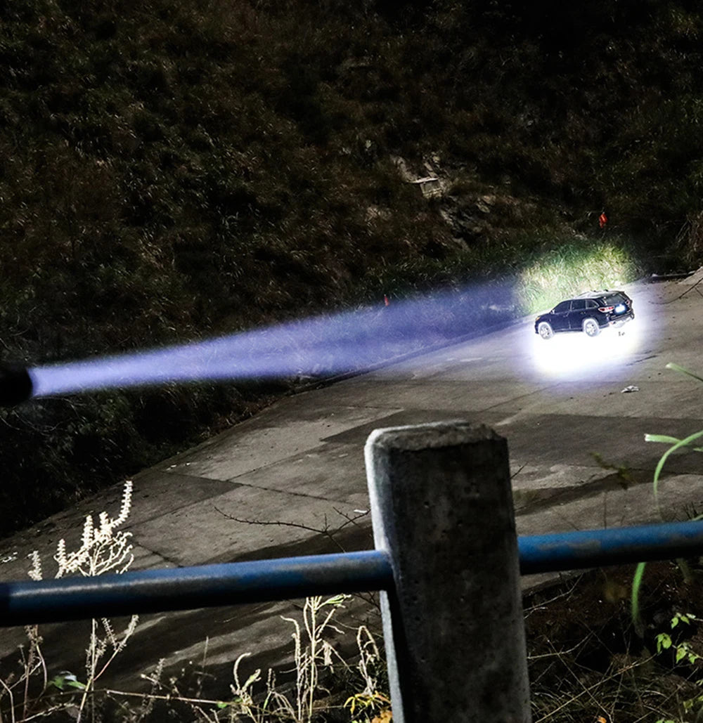 1000000 LM Lampada frontale più potente 18650 Torcia frontale ricaricabile ad alta potenza LED Torcia frontale da pesca Lanterna frontale professionale