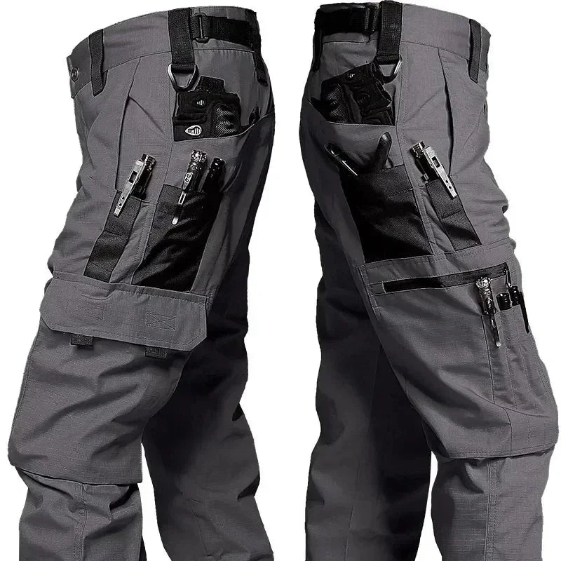 Nuovi pantaloni da lavoro tattici da uomo pantaloni cargo da esterno pantaloni multitasche impermeabili autunno primavera pantaloni da escursionismo da lavoro all'aperto