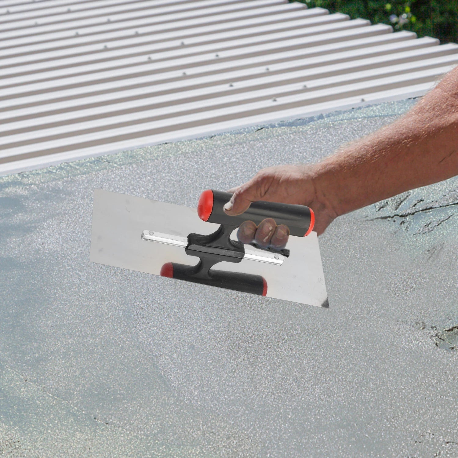 Cazzuola per intonaco senza chiodi Canna per cartongesso in cemento in acciaio inossidabile Raschiatura Costruzione Finitura Strumenti professionali per intonacare