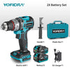 YOFIDRA 700N.M Brushless Trapano a percussione elettrico Cordless Cacciavite Piastre Terreno Lavorazione del legno Strumento elettrico per Makita Batteria Spille