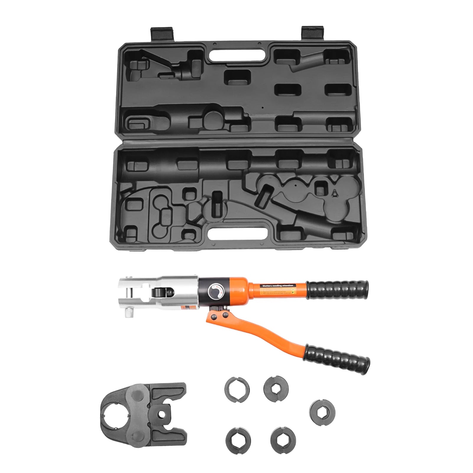 Raccordi per tubi idraulici in rame Pinze per crimpare tubi CW-1632 PEX -V /-M (5 matrici -12, 15, 18, 22, 28) -TH