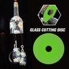 Disco da taglio per vetro Diamante 100mm Sega per marmo Piastrelle in ceramica Cristallo di giada Bottiglie di vino Rettifica Smussatura Utensile da taglio per vetro 3/1 pezzi