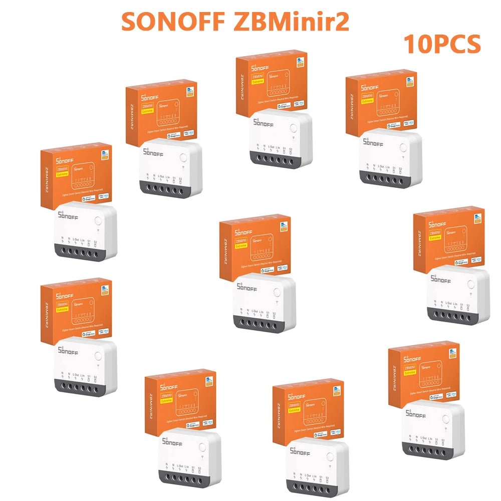 SONOFF ZBMinir2 Zigbee Mini Smart Switch Cavo neutro richiesto eWelink Interruptor intelligenti Zigbee Switch Modulo Smart Home