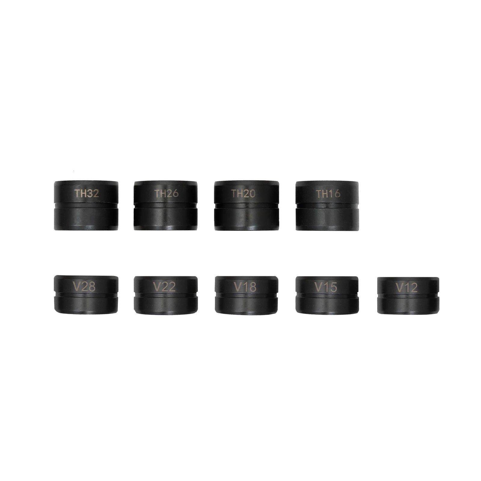 Pinza a crimpare per pompa idraulica 6T con 9 matrici per tubi in acciaio inossidabile Tubo in rame PEX PB Press V12-28mm TH16-32mm Set