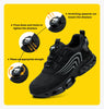 Nuove scarpe antinfortunistiche da uomo con bottone rotante, scarpe da lavoro anti-impatto e anti-perforanti, scarpe sportive da uomo alla moda e pro di sicurezza