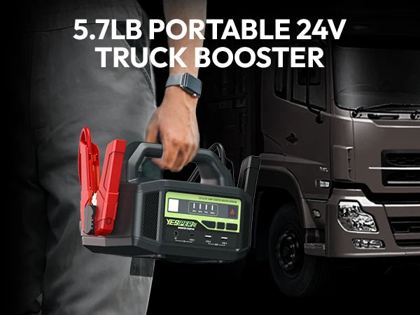 YESPER 24V Jump Car 6000A Peak Jump Starter Per auto Camion Batteria per camion portatile Dispositivo di avviamento Batteria esterna