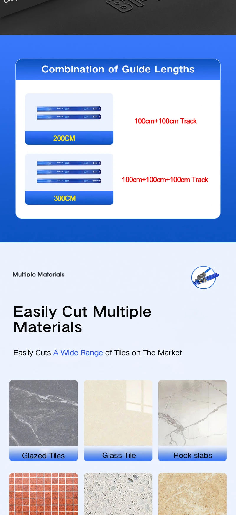 Tagliapiastrelle ad alta precisione Utensile da taglio per piastrelle Coltello a spinta Coltello a spinta manuale in ceramica per piastrelle
